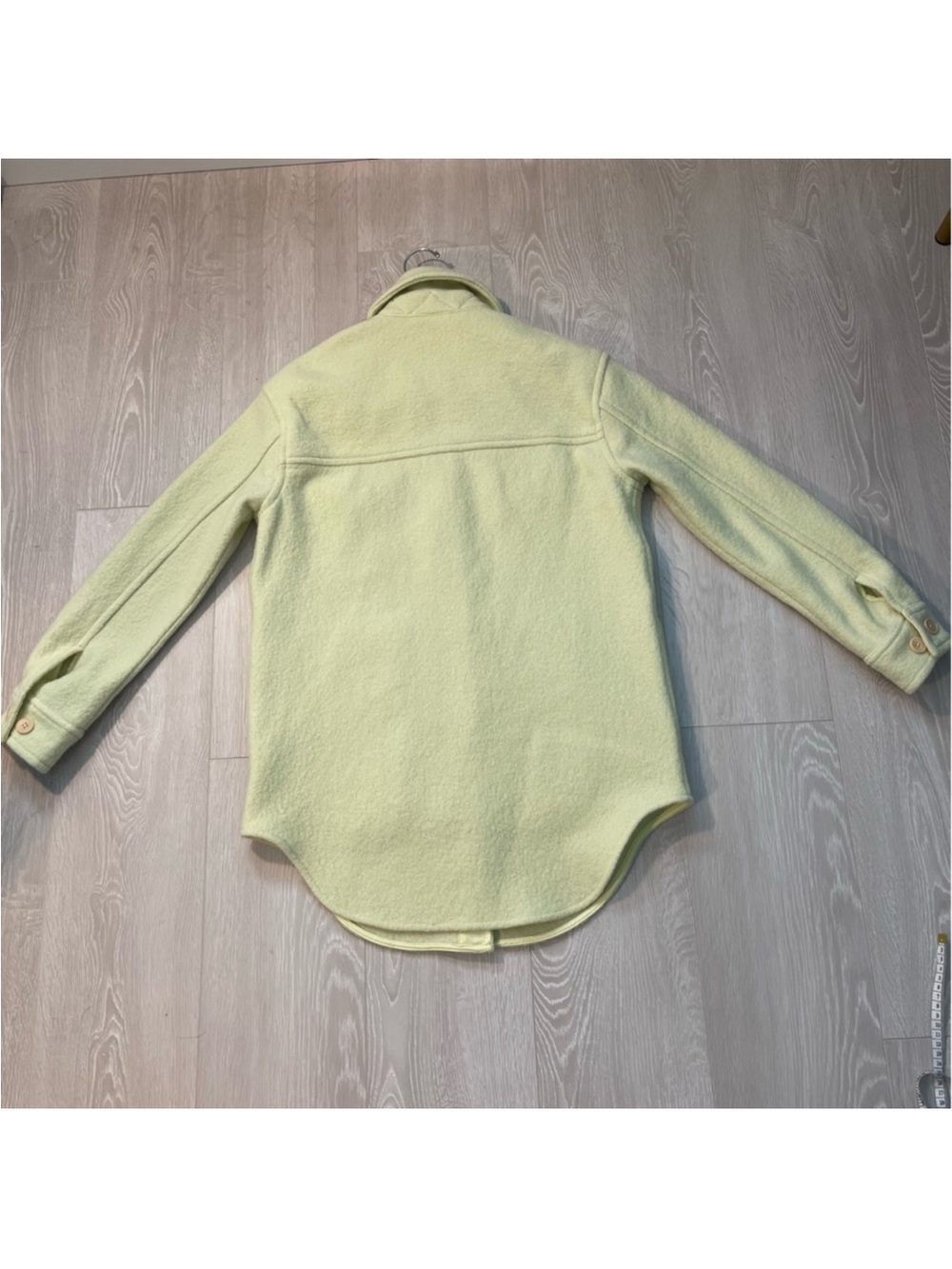 Wilfred Light Lime Oversized Shirt Jacket - Women - Picture 14 of 16